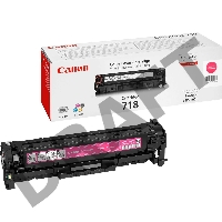 Тонер-картридж Canon Cartridge 718M (2660B002) пурпурный, 2900 стр., для LBP7200/MF8330/8350
