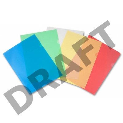 Папка-уголок Бюрократ -EE310/1GREEN A4 пластик 0.15мм зеленый