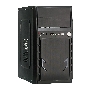 Корпус Minitower Exegate BAA-105 Black, mATX, <AAA400, 80mm>, 2*USB, Audio