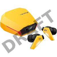 Наушники с микрофоном Edifier GX07 желтый/черный вкладыши BT в ушной раковине