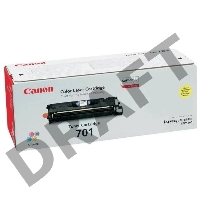 Тонер-картридж Canon 701Y (9284A003) Yellow желтый, 4000 стр., для LBP-5200, MF8180C