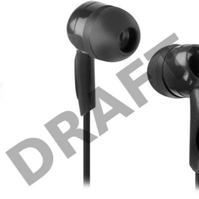 Наушники Defender вставки Basic 604 черный 63604