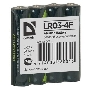 Батарейка алкалиновая Defender LR03-4F AAA, в пленке 4шт ( цена за 1 батарейку )