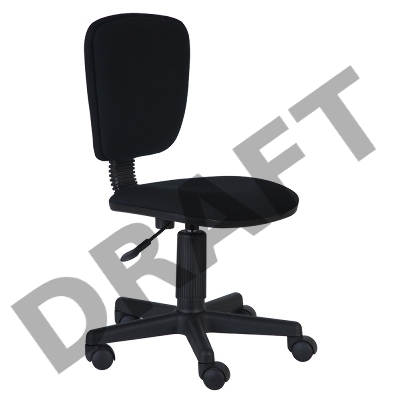 Кресло Бюрократ CH-204NX/26-28  Кресло (без подлокотников (черное 26-28)