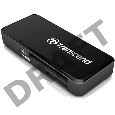 Картридер внешний TRANSCEND TS-RDF5K, черный    