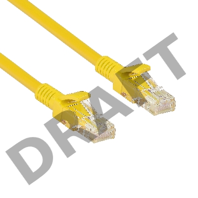 Патч-корд Exegate UTP-RJ45-RJ45-5e-5M-YL, UTP, cat.5e, 5м, желтый