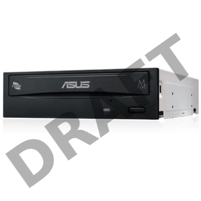 Оптический привод ASUS DVD-RW DRW-24D5MT/BLK/B/GEN no ASUS Logo черный SATA внутренний oem