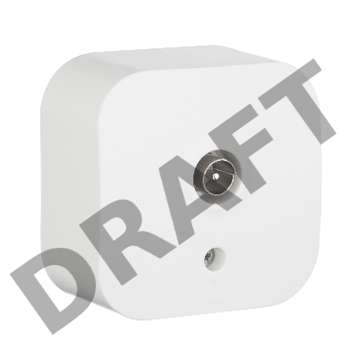 Розетка Quteo  TV БЕЛ Quteo Розетка TV БЕЛ