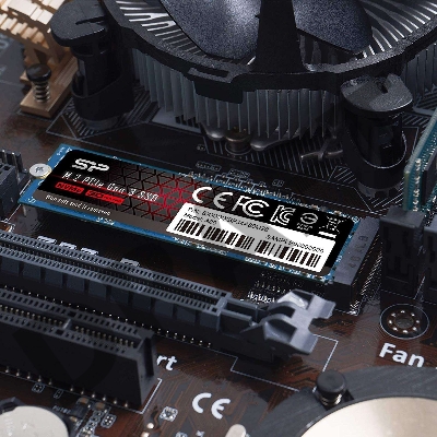 Твердотельный накопитель SSD Silicon Power  M.2 2.0TB A80 <SP002TBP34A80M28> (PCI-E 3.0 х4, up to 3400/3000MBs, 3D TLC, NVMe 1.3, 22х80мм)