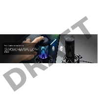 Микрофон проводной HyperX QuadCast S 3м черный