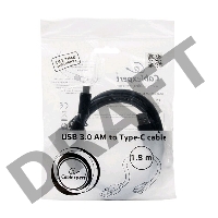 Кабель Cablexpert CCP-USB3-AMCM-6 Кабель USB3.0 AM/USB3.1TypeC, 1.8м, 