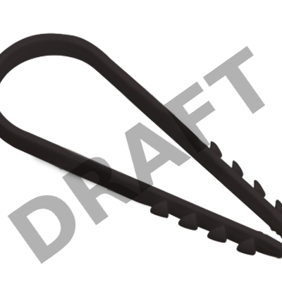 Дюбель хомут Iek UHH36-19-25-100 19-25мм нейлон черный (100шт) ИЭК