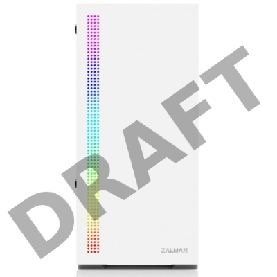 Корпус ZALMAN S5, ATX, WHITE, WINDOW, 2xCOMBO (3.5