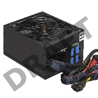 Серверный БП 700W ExeGate ServerPRO-700RADS (ATX, for 3U+ cases, APFC, КПД 80% (80 PLUS), 14cm fan, 24pin, 2(4+4)pin, PCIe, 5xSATA, 4xIDE, FDD, Cable Management, black)
