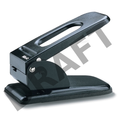 Дырокол Kw-Trio Heavy Duty 967 макс.:70лист. металл черный отв.:2 с линейкой