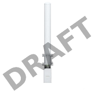 Антенна UBIQUITI AMO-5G13 всенаправленная MIMO 2x2 , диапазон частот - 5.15-5.85 GHz, коэффициент усиления - 13dBi