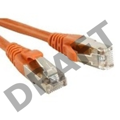 Коммутационный шнур ITK (патч-корд), кат.5Е UTP, 1м, оранжевый