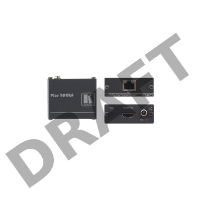 Приемник Kramer Electronics [PT-572+] сигнала HDMI из кабеля витой пары (TP), поддержка HDCP и HDTV, HDMI (V.1.4 c 3D, Deep Color, x.v.Color, Lip Sync, HDMI Uncompressed Audio Channels, Dolby TrueHD, DTS-HD) с адаптером питания, 1.65Gbps