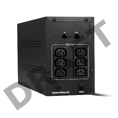 ИБП ExeGate SpecialPro Smart LLB-1000.LCD.AVR.C13.RJ <1000VA/650W, LCD, AVR, 6*IEC-C13, RJ45/11, Black>