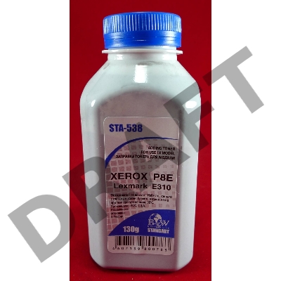Тонер XEROX P8e/Lexmark E310 (фл,130 г) B&W Standart фас России