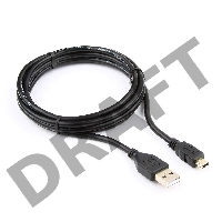 Кабель Gembird PRO CCP-USB2-AM5P-6 USB 2.0 кабель для соед. 1.8м  А-miniB (5 pin)  позол.конт., пакет 