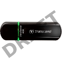 Флеш Диск Transcend 4GB JetFlash 600, USB 2.0, Черный/Красный