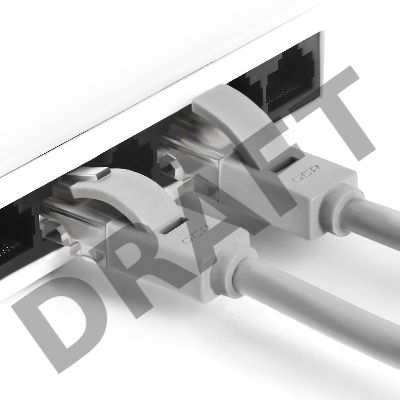 Патч-корд Greenconnect Патч-корд UTP прямой ethernet 5.0m кат.5е,  RJ45,  литой (Серый) (GCR-LNC03-5.0m)