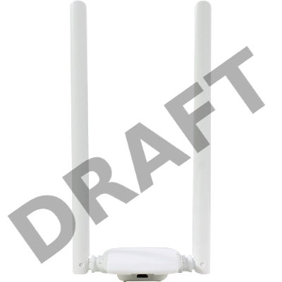 Сетевой адаптер WiFi Mercusys MW300UH USB 2.0 (ант.внеш.несъем.) 2ант.