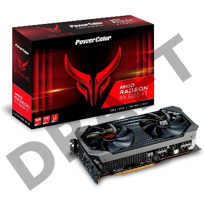 Видеокарта PowerColor PCI-E 4.0 AXRX 6650XT 8GBD6-3DHE/OC AMD Radeon RX 6650XT 8192Mb 128 GDDR6 2523/17500 HDMIx1 DPx3 HDCP Ret