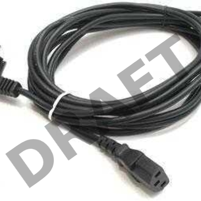 Кабель питания Cord Power Gembird/Cablexpert PC-186 / 1.8м, Schuko- C13, 4А, черный, с зазем.