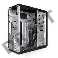 Корпус Miditower ExeGate EX283215RUS CP-603UB Black, ATX, <CP350W, 80mm>, 2*USB+2*USB3.0, Audio, замок блокировки кнопки питания