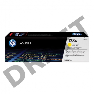 Тонер-картридж HP CE322A 128A желтый для CLJ Pro CM1415FN/CM1415FNW/CP1525N/CP1525NW 1300 стр.