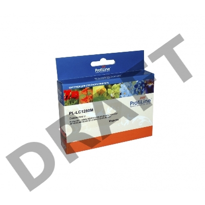 Картридж для принтеров Brother LC1280M MFC-J6510DW/6710DW/6910DW Magenta водн ProfiLine