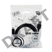 Кабель Gembird PRO CCP-USB2-AM5P-6 USB 2.0 кабель для соед. 1.8м  А-miniB (5 pin)  позол.конт., пакет 