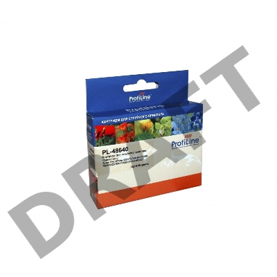 Картридж PL-48640 для принтеров Epson StylusPhoto R200/R220/R300/R300M/R320/R325/R340/RX500/RX600/RX620 Light Magenta водн ProfiLine