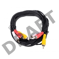 Кабель соединительный Telecom 3xRCA (M) - 3xRCA (M)