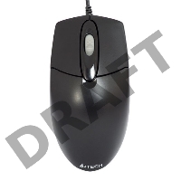 Мышь A4Tech OP-720 (черный) PS/2 пров. опт. мышь, 2кн, 1кл-кн