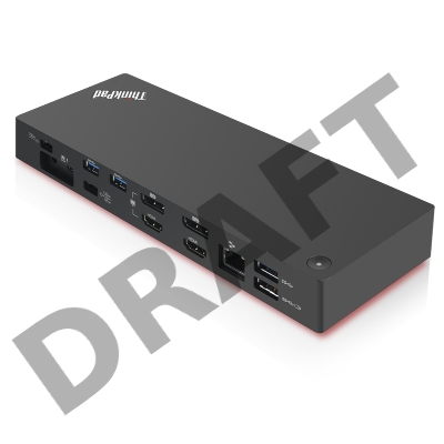 Док-станция Lenovo ThinkPad Thunderbolt 3 Dock Gen 2 for P51s, P52s, T570/T580, X1 Yoga (2&3 Gen)