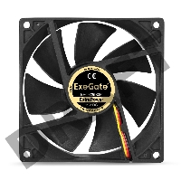 Вентилятор ExeGate ExtraPower EP09225S3P, 92x92x25 мм, подшипник скольжения, 3pin, 2200RPM, 24dBA