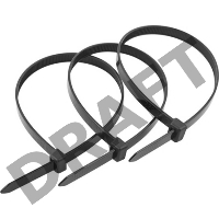 Стяжка нейлон 2.5X150мм (100шт./уп.) , черная