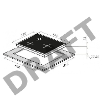 Газовая панель MAUNFELD EGHG.43.33CB2/G