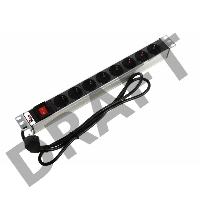 Блок распределения питания ЦМО R-16-8S-V-440-3 гор.размещ. 8xSchuko базовые 16A Schuko 3м