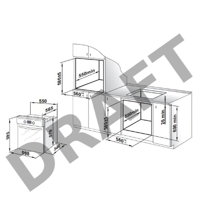 Духовой шкаф электрический Gefest ДА 602-02 А, встраиваемый