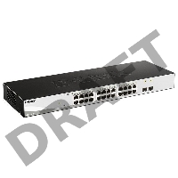 Коммутатор D-Link DGS-1210-26/FL DGS-1210-26/FL1A 24G 2SFP управляемый