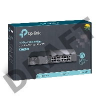 Сетевой коммутатор TP-Link SMB TL-SF1016DS Коммутатор неуправляемый 16 ports 10/100 Мбит/с