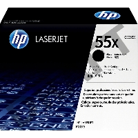 Тонер-картридж HP CE255X черный для LaserJet P3015/P3015d/P3015dn/P3015x 12500 стр.