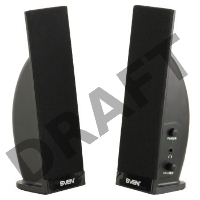 Колонки Sven 230 2.0 черный 4Вт