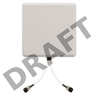 Антенна Zyxel (ANT1313) 2,4 ГГц 13 dBi направленная Wi-Fi антенна MIMO с двумя разъемами N-type для городской сети