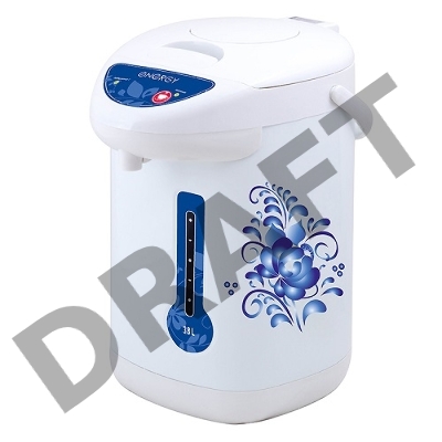 Термопот ENERGY TP-602, 280026 синие цветы, 750 Вт, 3,8 л