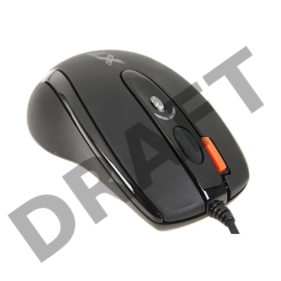 Мышь A4Tech X-718BK (черный) USB, 6+1 кл.-кн., 3200 dpi,проводная